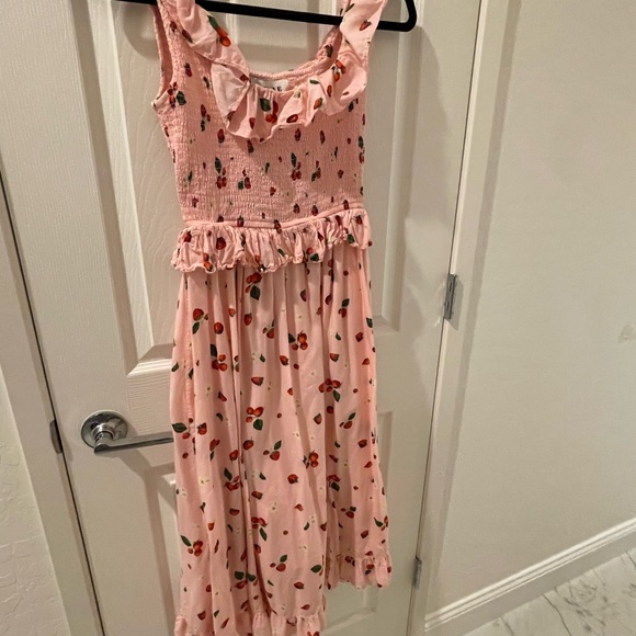 JessaKae Pink Ruched Sundress for Wedding Guest - Picture 1 of 6